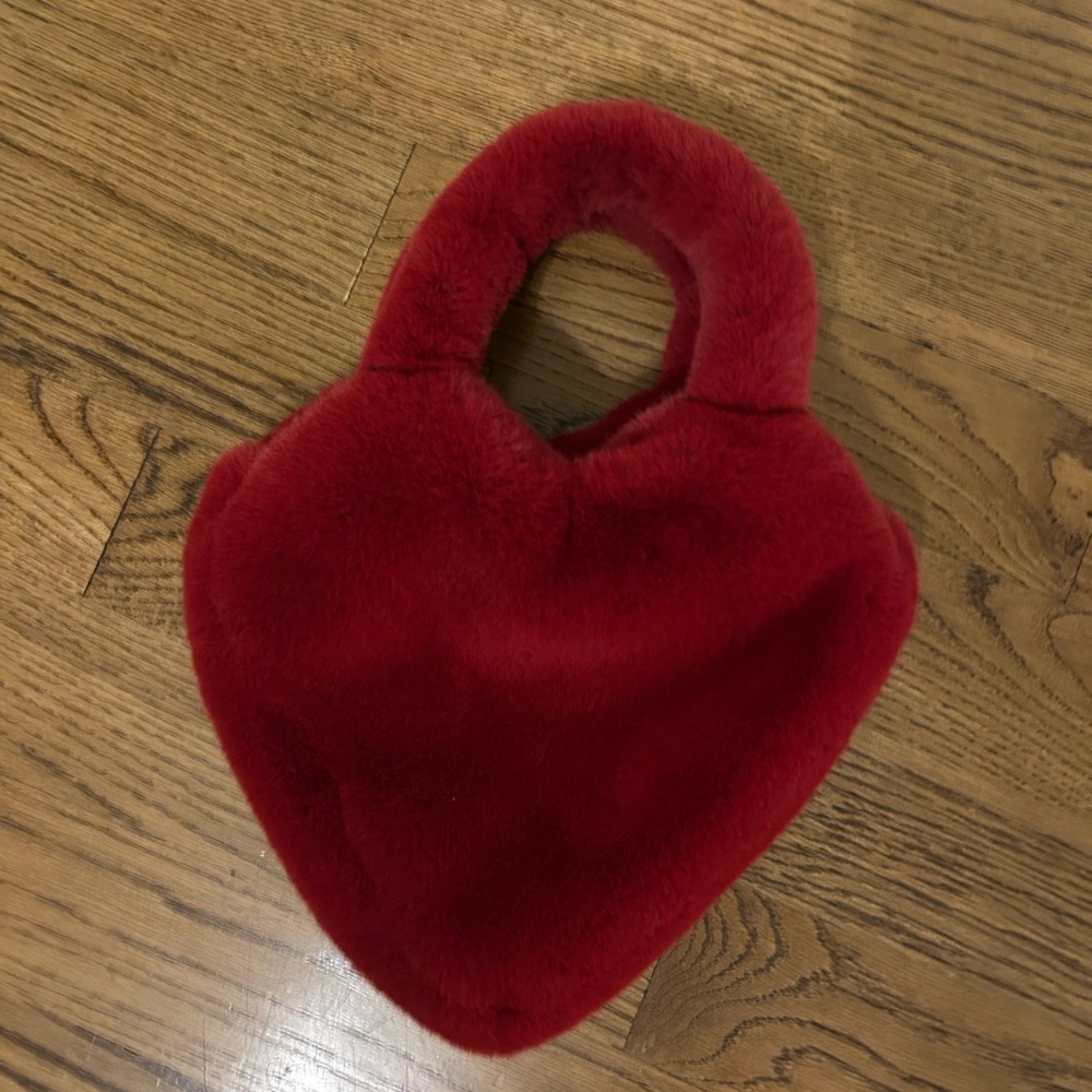 Fur heart handbag - purchased from Nordstrom